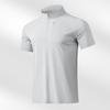 Camiseta Popular de Gola Alta com Zíper de Seda Gelada 2025 Jqn-25651