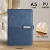Cuaderno de Negocios Hebilla A5 Personalizado Oficina Corporativa Registro Textura Cuero Bloc de Notas Impresión Personalizada Logotipo