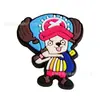 Charms para Sapato One Piece Desenho Animado Anime Acessórios para Sapato Clog Modelo Mais Vendido de Borracha Macia de PVC Removível Fivela de Sapato