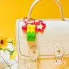 Bloques de Construcción Redondos de Dibujos Animados Creativos Colgante Descompresor Llavero Colgante para Mochila Escolar Infantil Llavero de Coche Regalo Venta al por Mayor