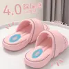 Chinelos para Aumentar a Altura para Mulheres 2026 Novo Modelo para Interior de Casa Antiderrapantes Resistentes ao Desgaste Sandálias Versáteis de 8,0 cm para Mulheres Baixinhas