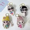 Atacado Transfronteiriço de Pingentes de Boneca para Óculos Estilo Ins, Chapéus de Lã Tricotados, Chaveiros de Boneca e Acessórios para Bolsas