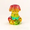 Nuevos Animales del Zodiaco Giratorios de Vidrio Rata Buey Tigre Conejo Dragón Serpiente Caballo Oveja Mono Gallo Perro Cerdo Artesanías de Cristal Adornos