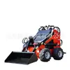 Cargadora Compacta Multifuncional Gasolina Tracción en las Cuatro Ruedas Hogareña Eliminación de Estiércol Vehículo Agrícola Cría Diésel Obra Carretilla Elevadora