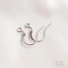 Ala Color-Preservante Oro Claro 14K Oro Real 18K Gancho Plano para Oreja Pendientes DIY Joyería Gancho para Oreja Accesorios Hechos a Mano Material