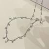 Collar con colgante de circonita estrella que combina con todo, estilo coreano, de personalidad dulce y moderna, para mujer, de lujo, ligero, de nicho, de alta calidad, con cadena de clavícula.