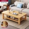 Mesa de Centro Pequeña para Sala de Estar, Mini Mesa Cuadrada de Estilo Antiguo, Mesa de Esquina para Sofá con Patas de Madera Maciza, Mesa Cuadrada para Balcón