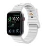 Adecuado para Apple Watch Iwatch1108765 Correa de Silicona Applewatch9 Hebilla Lightning Patrón de Ola Color Sólido