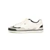 En Stock Color Panda Bloques de Color Estilo Nuevo Zapatos de Entrenamiento Alemanes para Mujer, Tenis Casuales Estilo Chanel de Cuero Genuino, Tenis Planos para Mujer, Zapatos Blancos