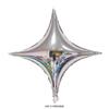 Globo de película de aluminio de 26 pulgadas con forma de estrella de cuatro esquinas y 11 colores, ideal para bodas y fiestas de cumpleaños.