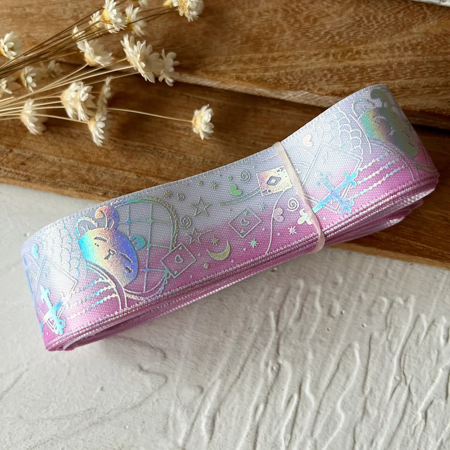 32_粉白素面银 兔 长4.5米宽约2.5cm