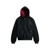 Sudadera con capucha y diseño de estrella Cardigan Sudadera para hombre Tendencia Europea Americana Resistente Diseño con pedrería Sentido del diseño Nicho Holgada Ropa de abrigo
