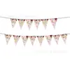 Platos de Papel Desechables Temáticos de Flores Rojas de Primavera y Flores Silvestres, Manteles, Servilletas, Suministros de Decoración para Fiestas de Cumpleaños