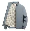Chaqueta de trabajo para hombre para salidas de primavera, con una silueta recta y bien estructurada que mantiene su forma y evita un aspecto voluminoso, perfecta para un uso diario elegante y sin esfuerzo