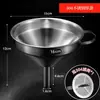 Filtro de Funil de Aço Inoxidável para Uso Doméstico, Resíduos de Óleo, Água Fervente, Bebidas Caseiras, Filtro de Vinho, Ferramenta de Despejar Óleo de Cozinha