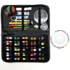 Caja de Kit de Costura Portátil, Herramientas de Costura para el Hogar, Juego de Kit de Costura de 10 Piezas, Juego de Herramientas de Costura, Caja de Kit de Costura