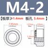 Tuerca remachable endurecida de acero inoxidable 410 SP-M2M2.5M3M3.5M4M5M6M8M10M12-0/1/2/3