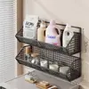 Estante de Almacenamiento Encima de la Lavadora, Estante de Pared para Balcón, Estante de Almacenamiento para Artículos de Tocador de Pared para Baño sin Perforaciones