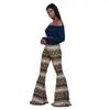 Pantalones Acampanados Estampados de Moda para Mujer Transfronterizos Amazon Wish Pantalones de Campana