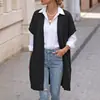Cardigã de Tricô Roupa Feminina Europeia Americana Transfronteiriça Moda Simples Jaqueta Tricotada à Máquina Colete Solto Outono Inverno Novo Estilo de Inverno