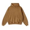 Sudadera Lavada Peso Pesado 420g Vintage Desgastada con Capucha para Hombre Holgada Batik Marca de Moda Ropa para Hombre Personalizada Casual Versátil