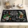 Alfombrilla Drenante de Barro Diatomeas Transfronteriza, Alfombrilla Absorbente, Alfombrilla Drenante para Encimera de Cocina, Fácil de Limpiar, Alfombrilla Limpiable para Barra de Máquina de Café