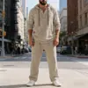 Traje deportivo casual de manga larga de color liso con capucha, holgado, talla grande, de primavera y otoño, transfronterizo del sudeste asiático