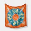 Pañuelo Cuadrado para Mujer Verano Viaje Decoración Fotografía Chal Versátil Vacaciones Corbata Cuadrada Cinta para el Cabello Cinturón Cinturón Comercio Exterior