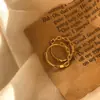 Aretes de Aro de Plata 925 Coreana para Mujer, Aretes de Círculo Retro Elegantes, Modernos y Simples Elegantes, Aretes de Nicho Populares