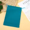 Bolsas de terciopelo con cordón personalizadas, Bolsas de terciopelo a prueba de polvo para almacenamiento de regalos de joyería, Bolsas pequeñas de terciopelo con cordón