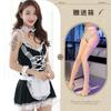 Lingerie Sexy Desejo Puro Fantasia de Empregada Roupa de Batalha Uniforme com Suspensório Tentação Roupa Sexy de Empregada