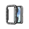 Adequado para Capa Protetora Huawei Band 11, Capa Vazada Cravejada com Diamantes de Fileira Única, Capa de PC Huawei Band11
