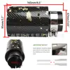 Bocal de Escape de Carro 63-95mm Adequado para BMW Série 12345 com Marca m Bocal de Escape Dourado Folha de Fibra de Carbono Bocal de Escape