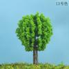 Material para Maquetas de Construcción Árbol de Paisaje Árbol para Maquetas de Planificación Árbol de Navidad Árbol de Bola Verde