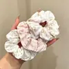 Goma para el pelo tipo scrunchie oversized de estilo coreano con múltiples capas, liga para el pelo de estilo perezoso, cuerda para coleta, accesorio para el pelo de alta gama