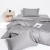 Juego de Cuatro Piezas de Sábanas y Fundas de Edredón de Algodón Puro de 100 Hilos, Ropa de Cama de Algodón de Fibra Larga para Primavera y Otoño, Sábanas y Sábanas Ajustables para Verano