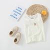 Chaleco de algodón puro para niño, malla de verano para niños, portabebés para niñas, chaleco de verano para niños pequeños, tallas medianas y grandes