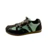 Zapatillas de entrenamiento retro alemanas de bloques de color para mujer, nuevo estilo de verano de moda, transpirables, ligeras, con cordones, zapatillas casuales, versátiles, zapatillas Forrest Gump