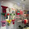 Arte em Ferro Combinação Livre Prateleira de Parede Cabideiro para Loja de Roupas Exibidor de Roupas Cabide de Parede Roupas Infantis Roupas Femininas Prateleira de Parede
