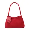 Bolsa Pequena Retrô Outono e Inverno para Mulheres 2025 Nova Versátil Bolsa de Ombro/Axila Camurça Exquisite Bolsa Pequena de Mão