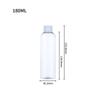 Garrafa Plástica Pet 500ml Transparente Redonda Tampa Flip Rosqueável Frasco de Amostra para Viagem de Cosméticos Garrafa de Loção