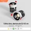 Holofote de Espectro Completo 98 LEDs Profundo Antirreflexo com Moldura Estreita para Paredes de Fundo, Refletor de Parede Livre de Luz Azul, Proteção Ocular contra Luz Azul