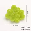 Acessórios de Fatias de Frutas para Casa de Bonecas Morango Goiaba Comida em Miniatura Brinquedo Artesanal DIY Enfeites de Resina Acessórios