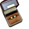 Pendientes de Plata de Ley S925 Triángulo Gordo de Diamante Completo Citrino Natural Flash para Mujer Ambiente de Lujo Accesible Nicho Pendientes Exquisitos
