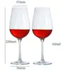 Copa de Vino Tinto de Cristal para el Hogar Copa de Pie Alto Copa de Vino de Lujo Ligero Decantador de Alto Grado Alta Apariencia Copa Grande de Fondo Ancho Borgoña