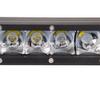 Lâmpada de alta potência 36W, holofote off-road, luz de teto modificada para carro, luz de tira LED de fileira única grande com lente 4D