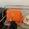 Bolso de Letra Personalizado de Color Sólido Bolso Cruzado Casual Simple para Mujer 2026 Nuevo Bolso de Hombro de Moda Bolso Cuadrado Pequeño