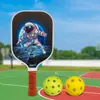 Suporte de Raquetes Placa Fibra de Carbono Profissional Pick Ball Crianças Conjunto Completo Suporte de Raquetes Cricket pickleball Prateleira para Placas