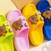 Sandalias para Niños, Pantuflas para Bebé, Pantuflas Lindas de Dibujos Animados para Niños Pequeños y Medianos, Hombres y Mujeres, Pantuflas para Niños de Edad Media con Suela Suave para Uso en Casa y al Aire Libre