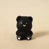 Adornos Creativos Hechos a Mano de Madera Maciza Tallada de Oso Dibujos Animados Lindos Animales Tallados en Madera Decoraciones de Escritorio Regalos Venta al por Mayor